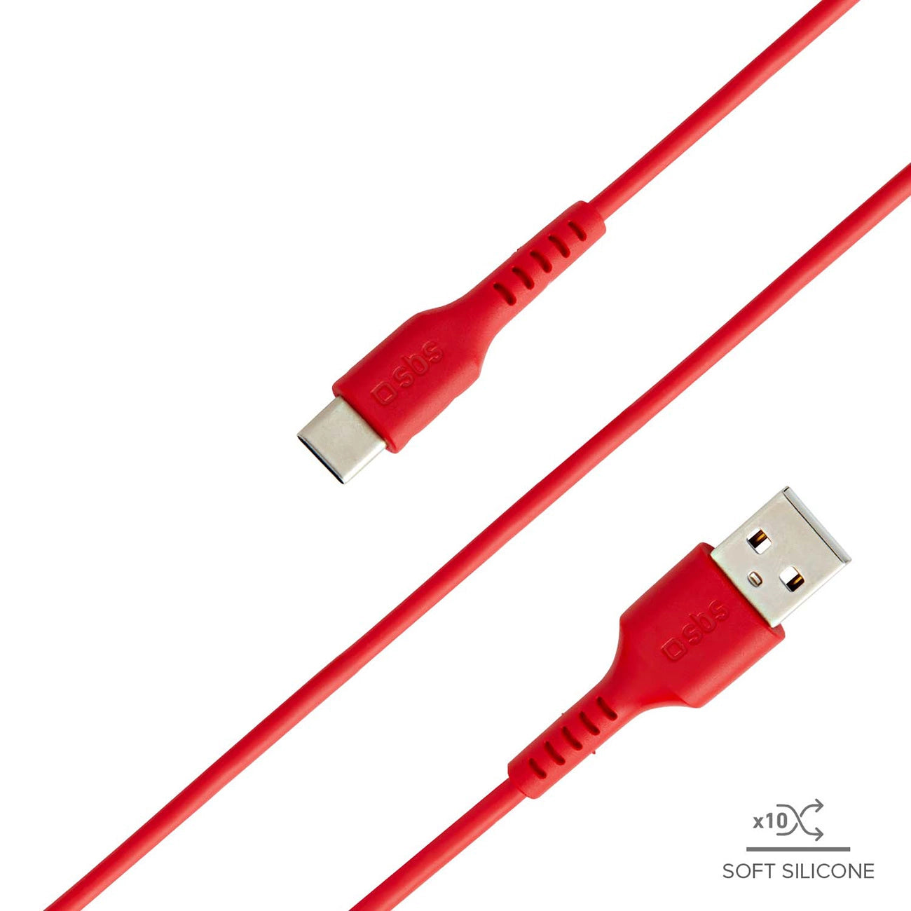 SBS TECABLEMICROC15R USB-A - USB-C Cable 1.5m - Red_4