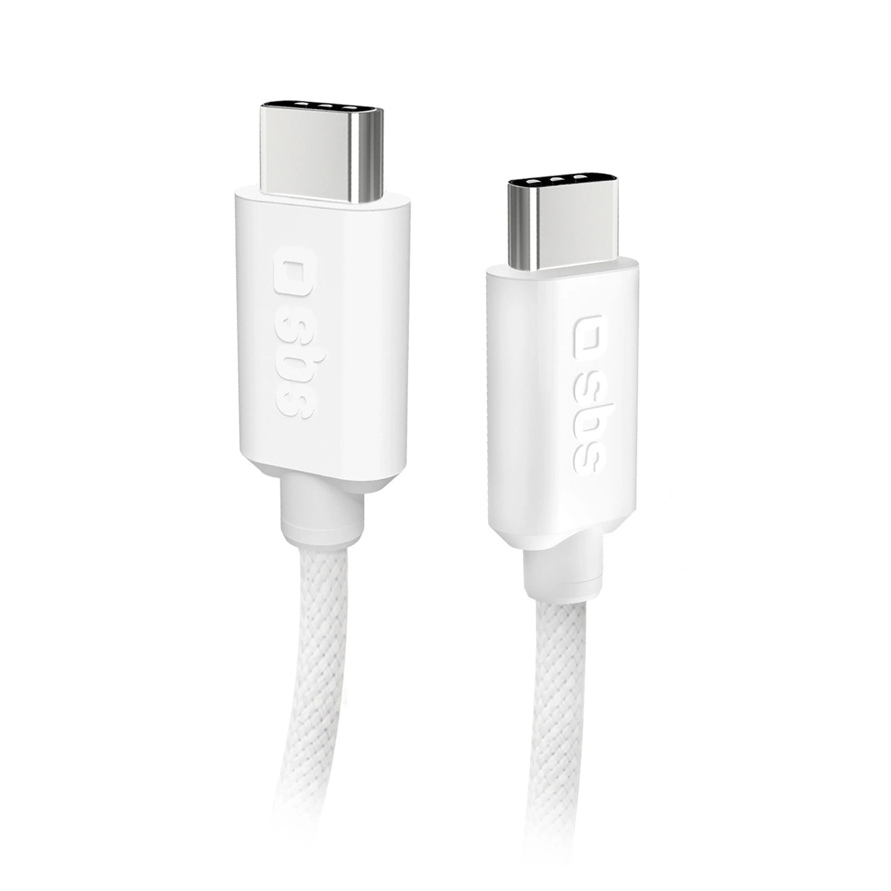 SBS TECABLETISSUETCCG USB-C - USB-C 1.5m 60W braided cable - gray_0