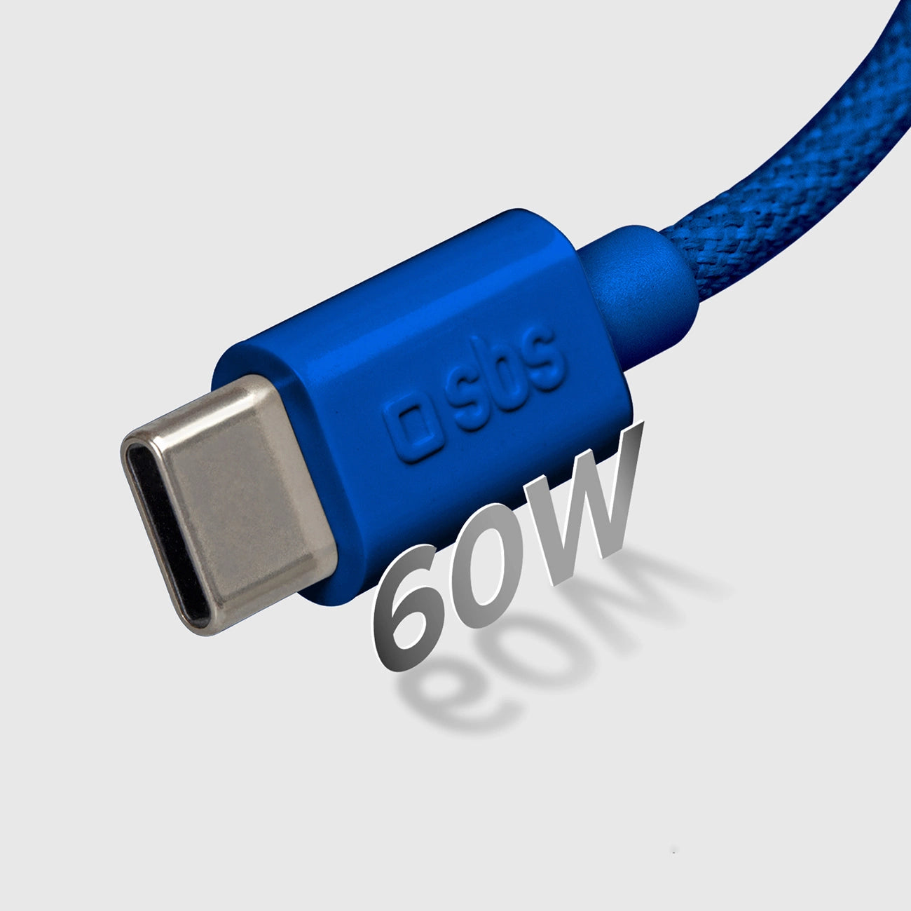 SBS TECABLETISSUETCCB USB-C - USB-C 1.5m 60W braided cable - blue_5