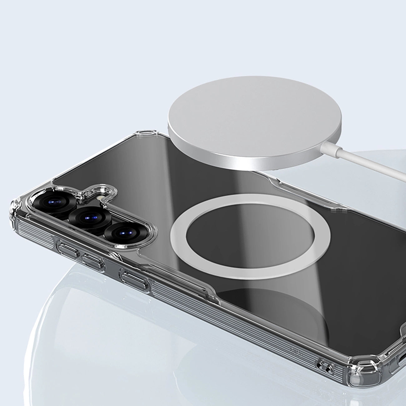 Nillkin Nature TPU Pro Magnetic Case with MagSafe for Samsung S25 - White_11