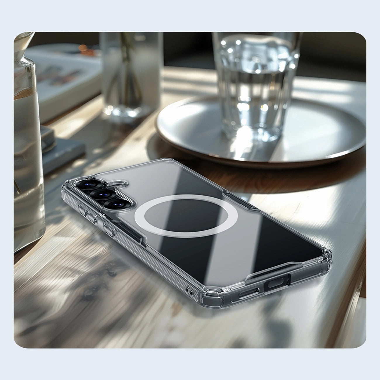 Nillkin Nature TPU Pro Magnetic Case with MagSafe for Samsung S25 - White_14