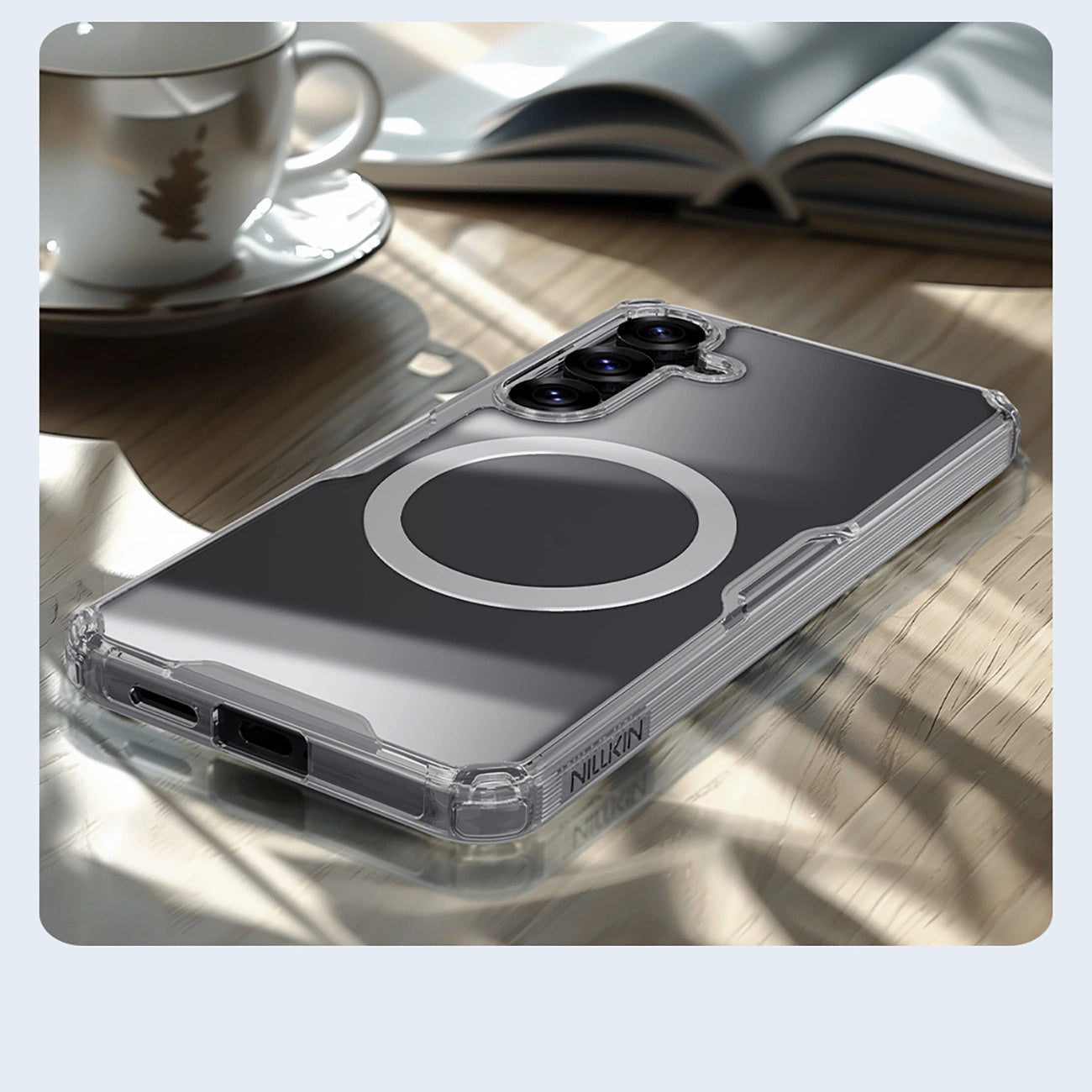 Nillkin Nature TPU Pro Magnetic Case with MagSafe for Samsung S25 - White_8