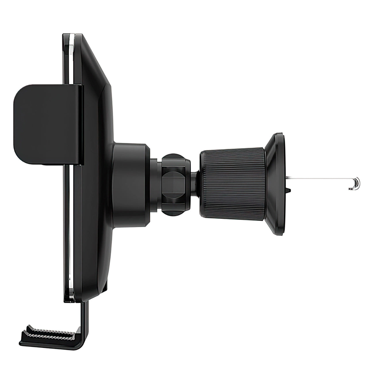 Wozinsky WEDZ-3Y8S clamp car holder with 15W inductive charger for phone on the air vent - black_2