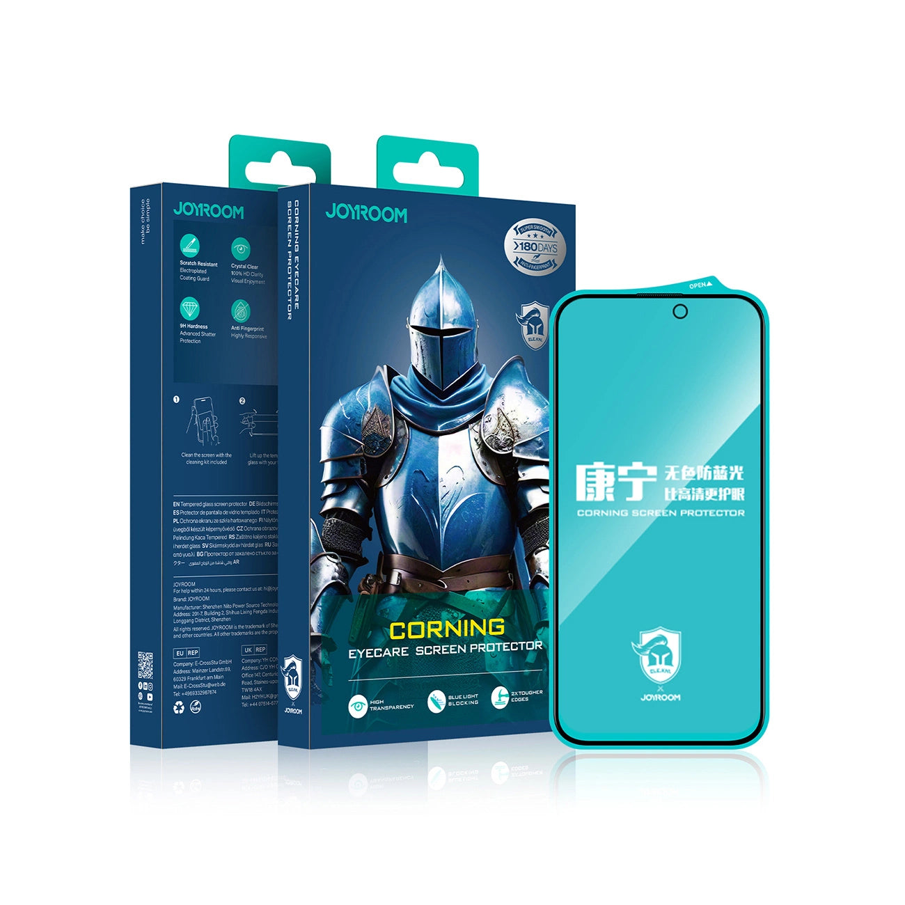 Joyroom JR-MKN0313 Corning Eyecare Tempered Glass for iPhone 15 Plus/16 Plus_4