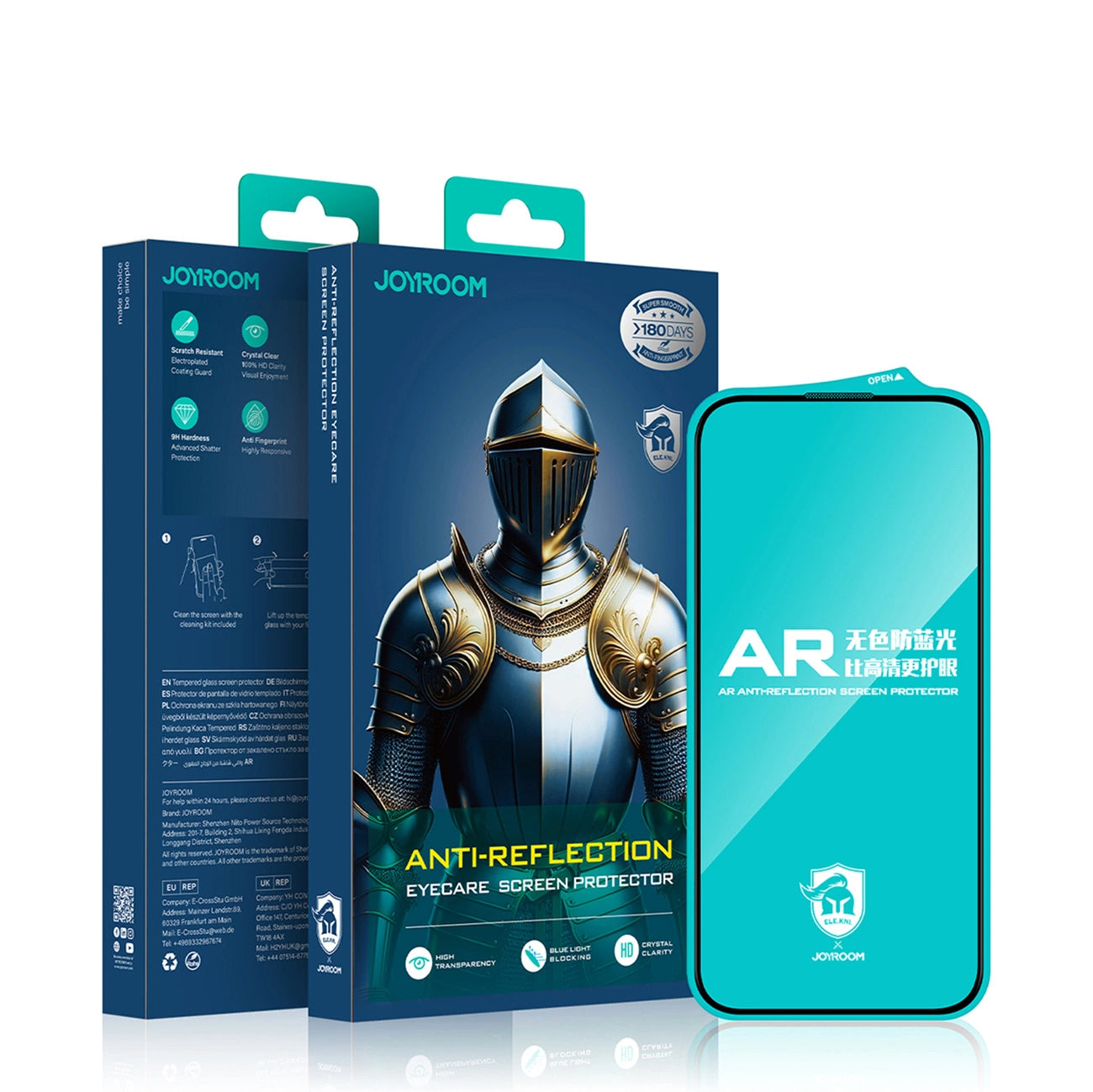 Joyroom JR-MAR0316 anti-reflective tempered glass for iPhone 16 Pro_3