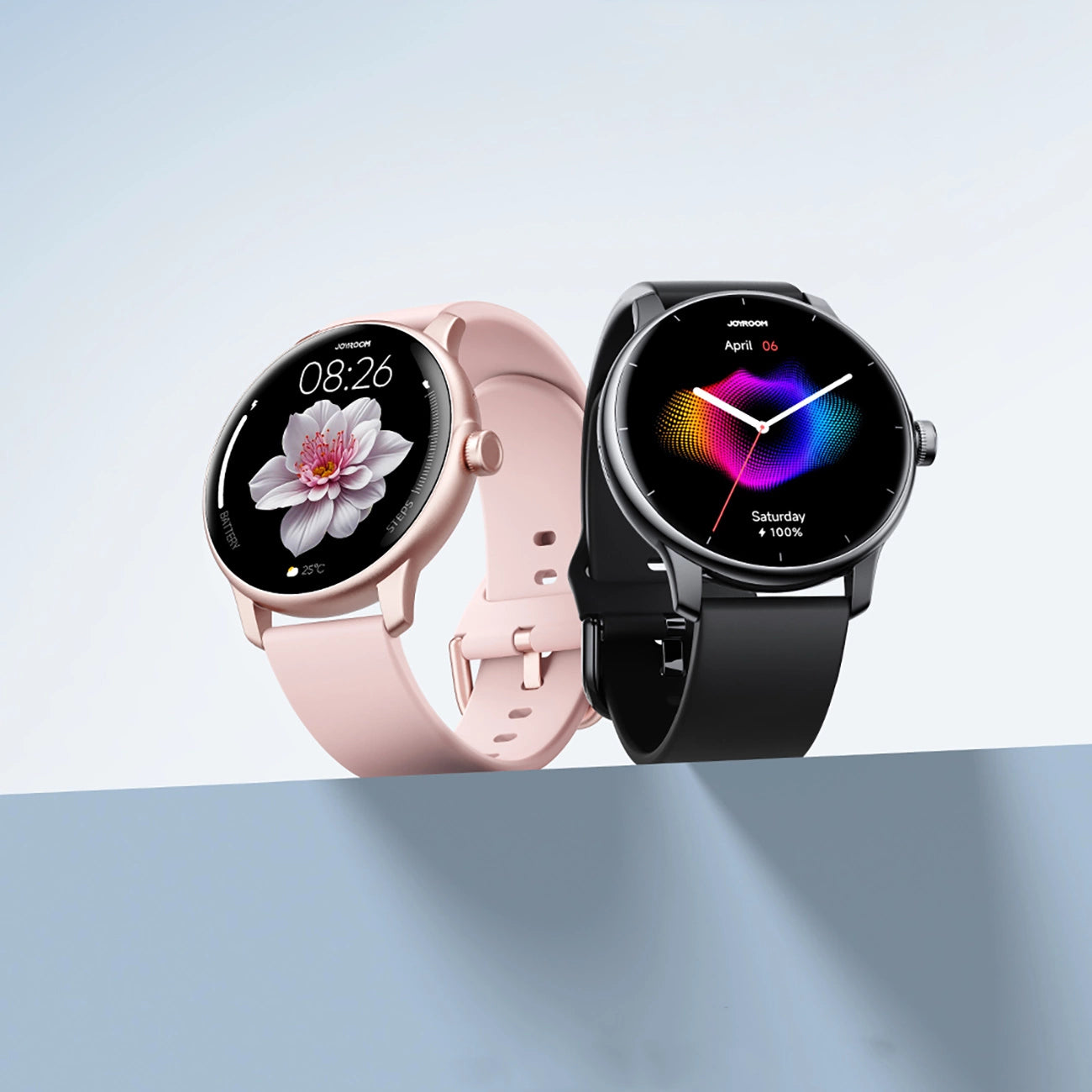 Joyroom Classis Series JR-FC1 Smartwatch with Call Answering Function / IP68 Protection - Pink_7