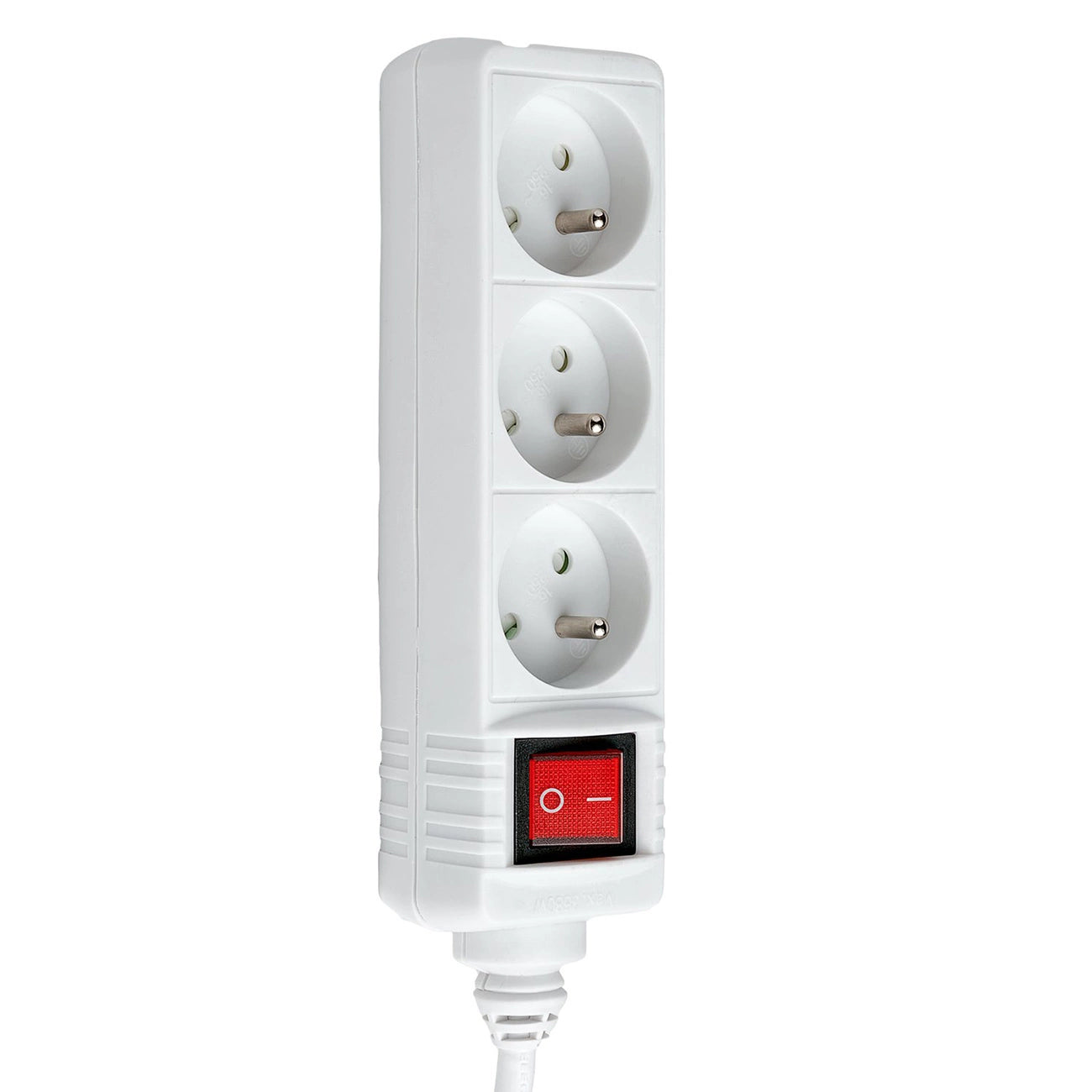 Hama Standard 3-socket power strip 1.5m - white_3