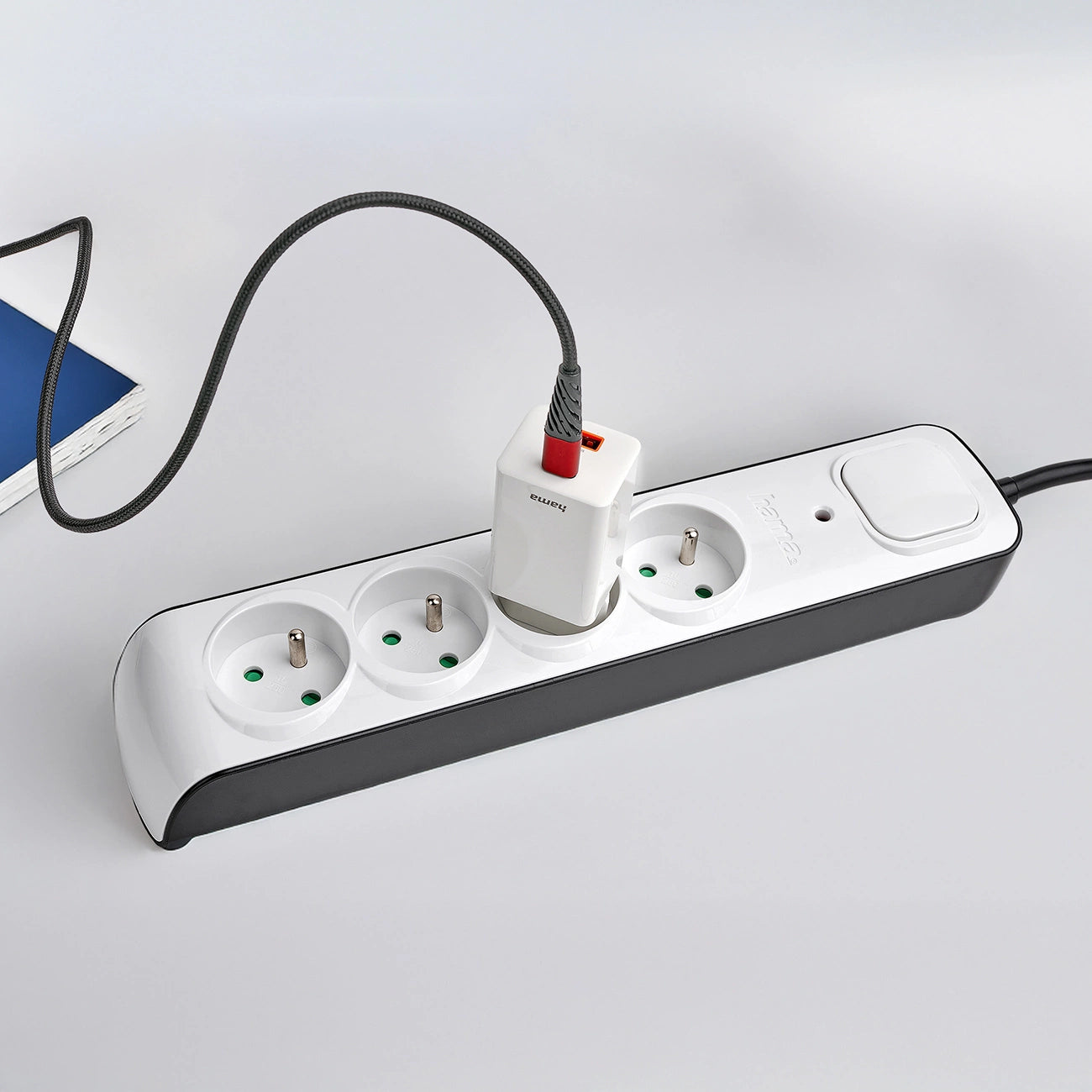 Hama Premium 4-Socket Surge Protector Strip 1.5m - White_7