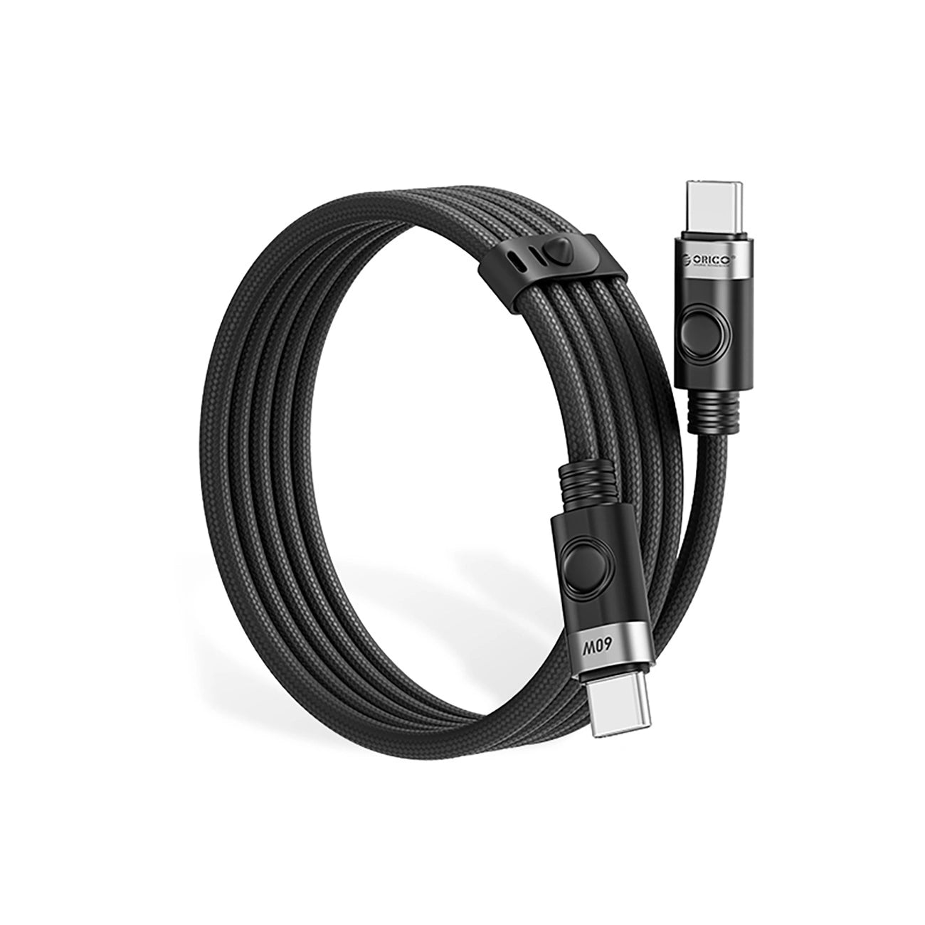 Orico CDX 60W 3A Power Delivery USB-C - USB-C 1m Cable - Black_1