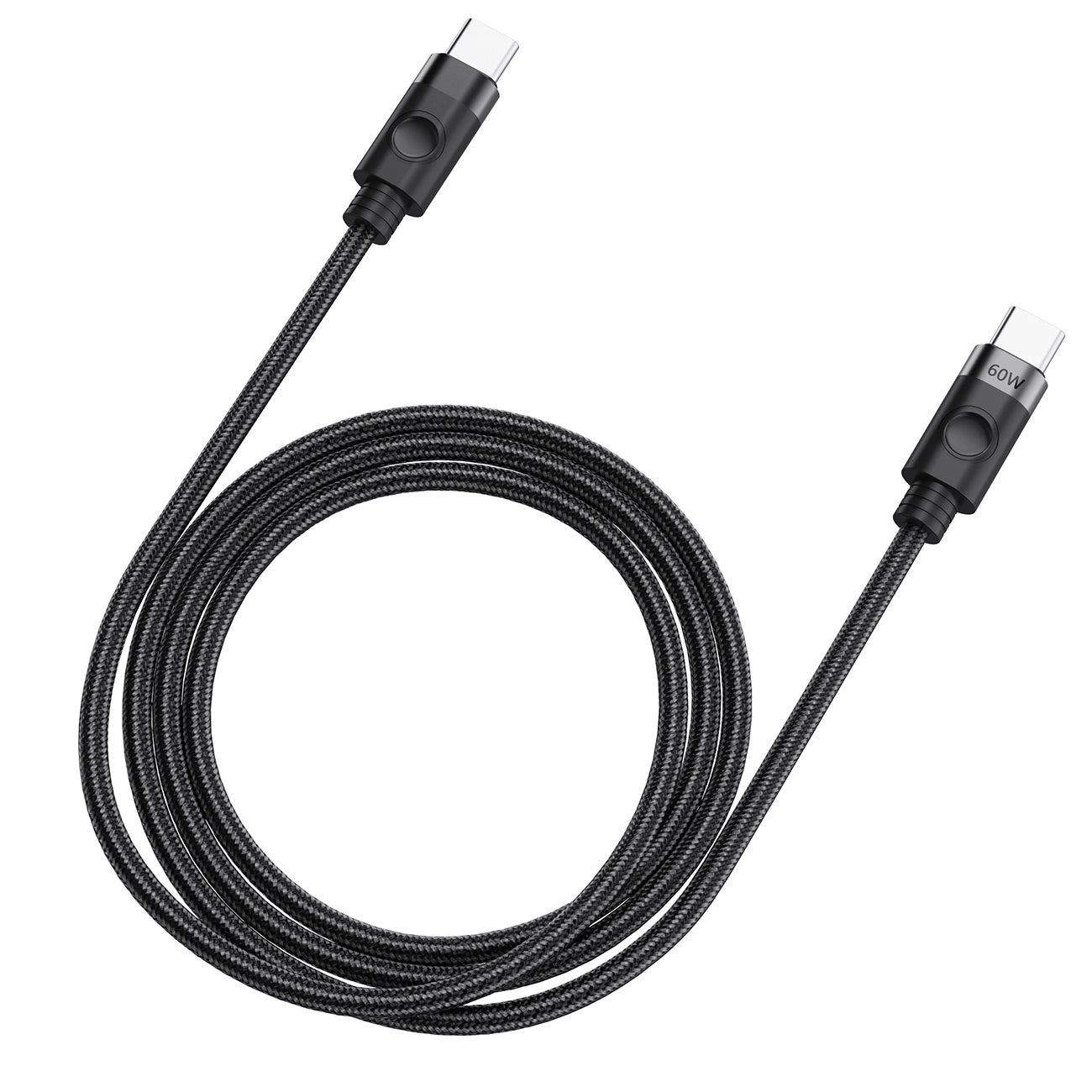 Orico CDX 60W 3A Power Delivery USB-C - USB-C 1m Cable - Black_2