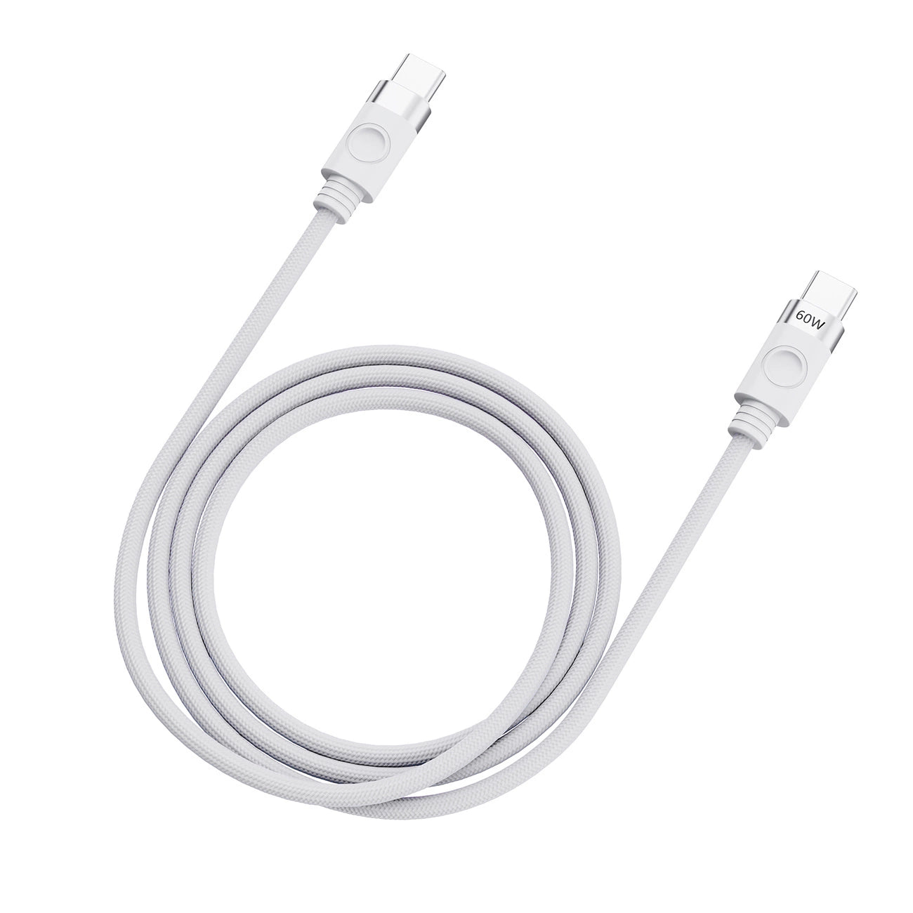 Orico CDX 60W 3A Power Delivery USB-C - USB-C 1m Cable - White_2