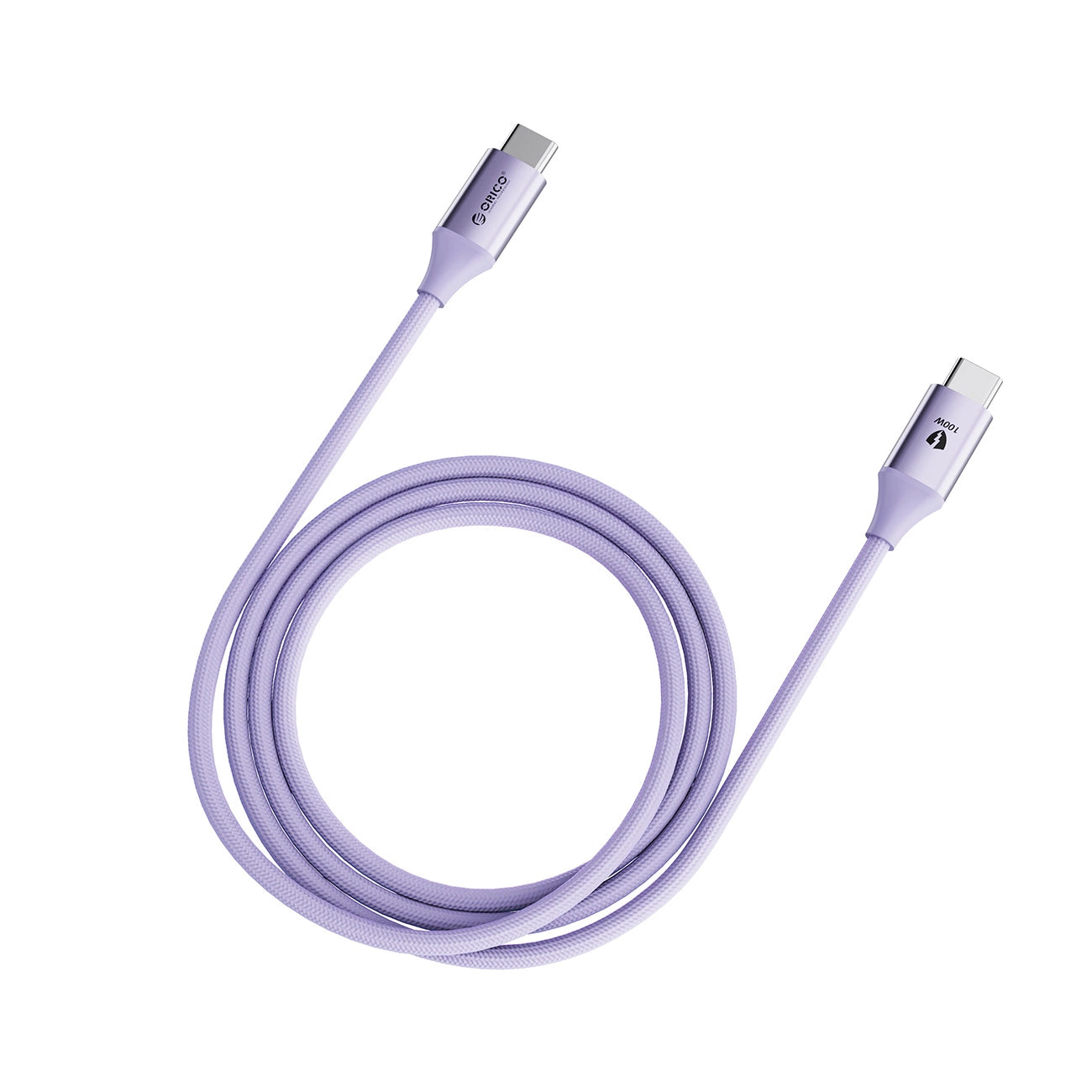 Kabel Orico CDX 100W 5A Power Delivery USB-C - USB-C 1m - fioletowy_6