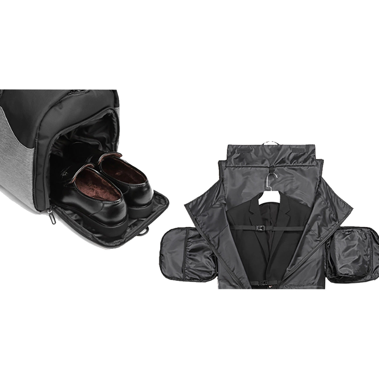 Wozinsky Premium Suit Travel Bag with Wet Pocket (45L) - Black_5