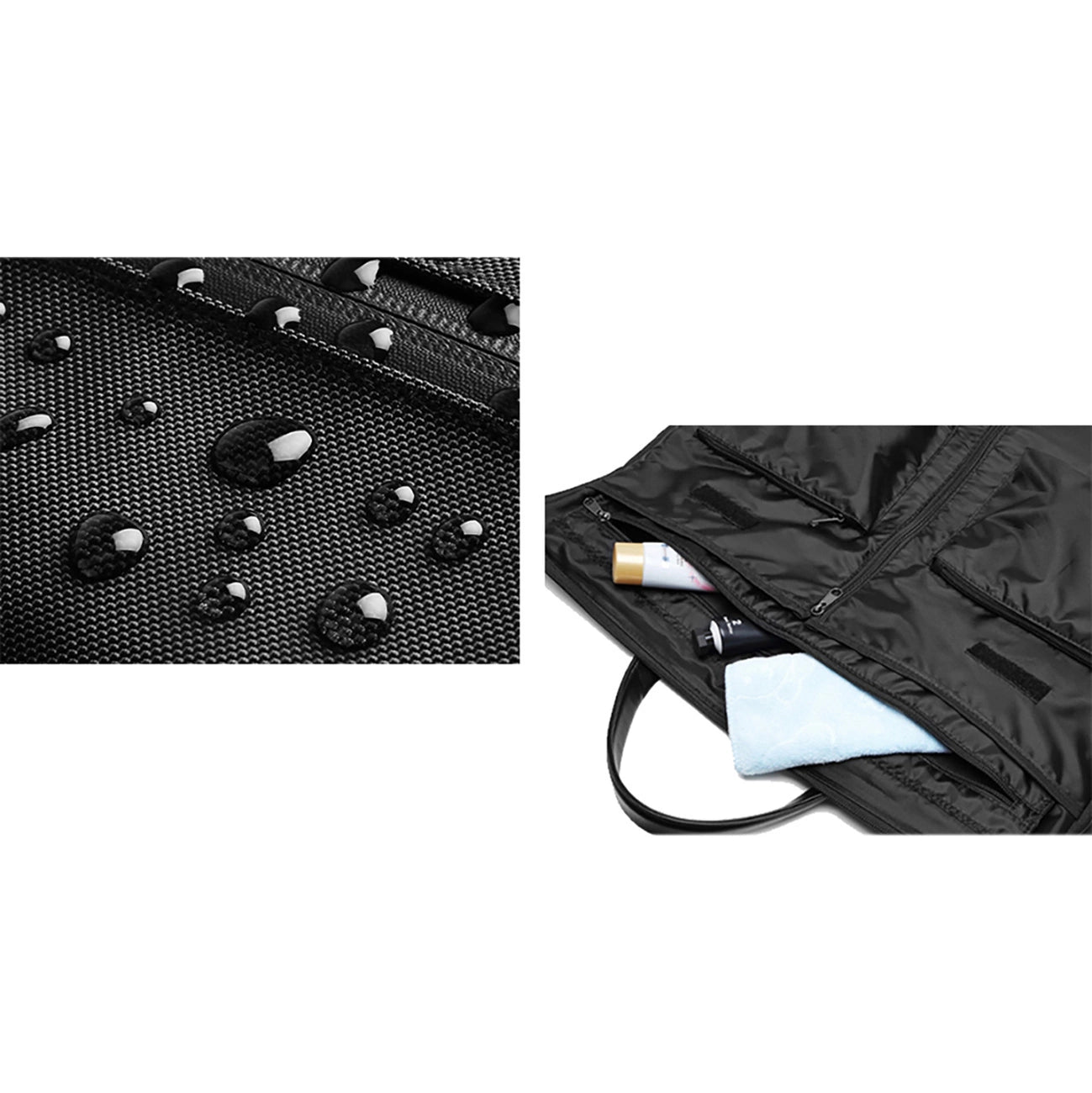 Wozinsky Premium Suit Travel Bag with Wet Pocket (45L) - Black_7