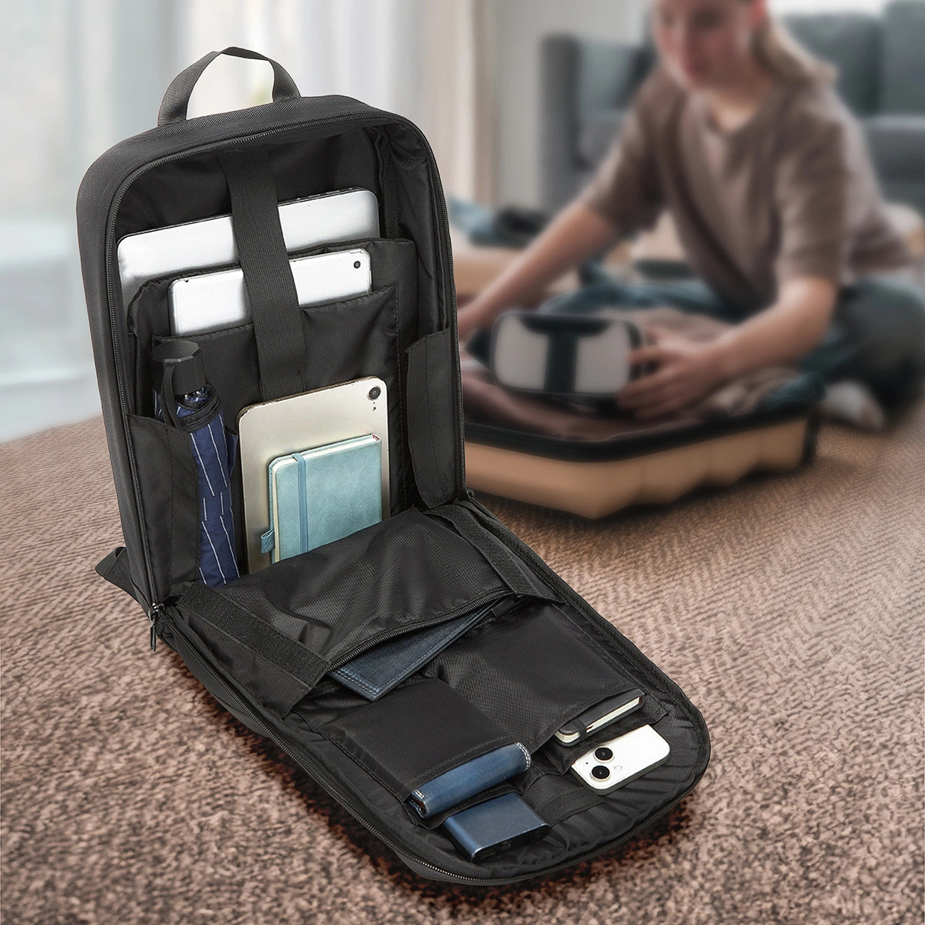 Wozinsky Premium Waterproof Laptop Backpack - Black_7