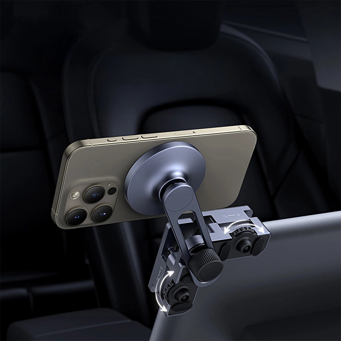 Baseus MaxView Magnetic Car Display Mount Holder - Gray_12