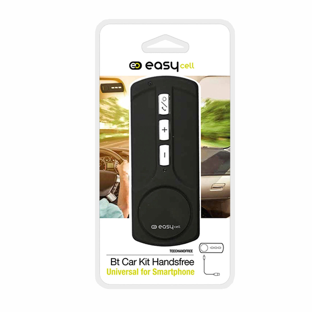 SBS TEECHANDFREEK Wireless Speaker Car BT Handsfree Kit - Black_1