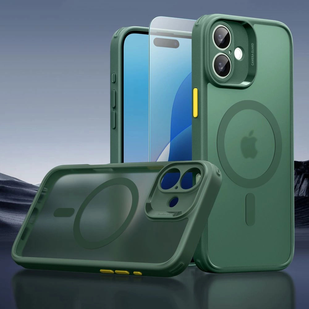ESR Classic Pro Set Halolock MagSafe iPhone 16 Case - Green_1
