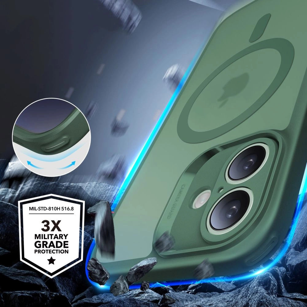 ESR Classic Pro Set Halolock MagSafe iPhone 16 Case - Green_3