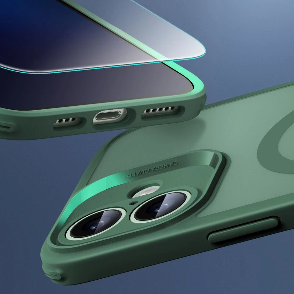 ESR Classic Pro Set Halolock MagSafe iPhone 16 Case - Green_4