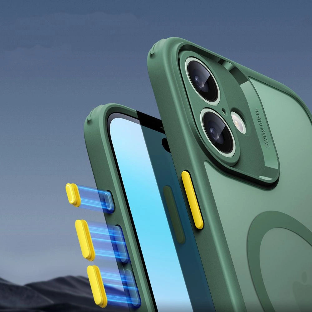 ESR Classic Pro Set Halolock MagSafe iPhone 16 Case - Green_5