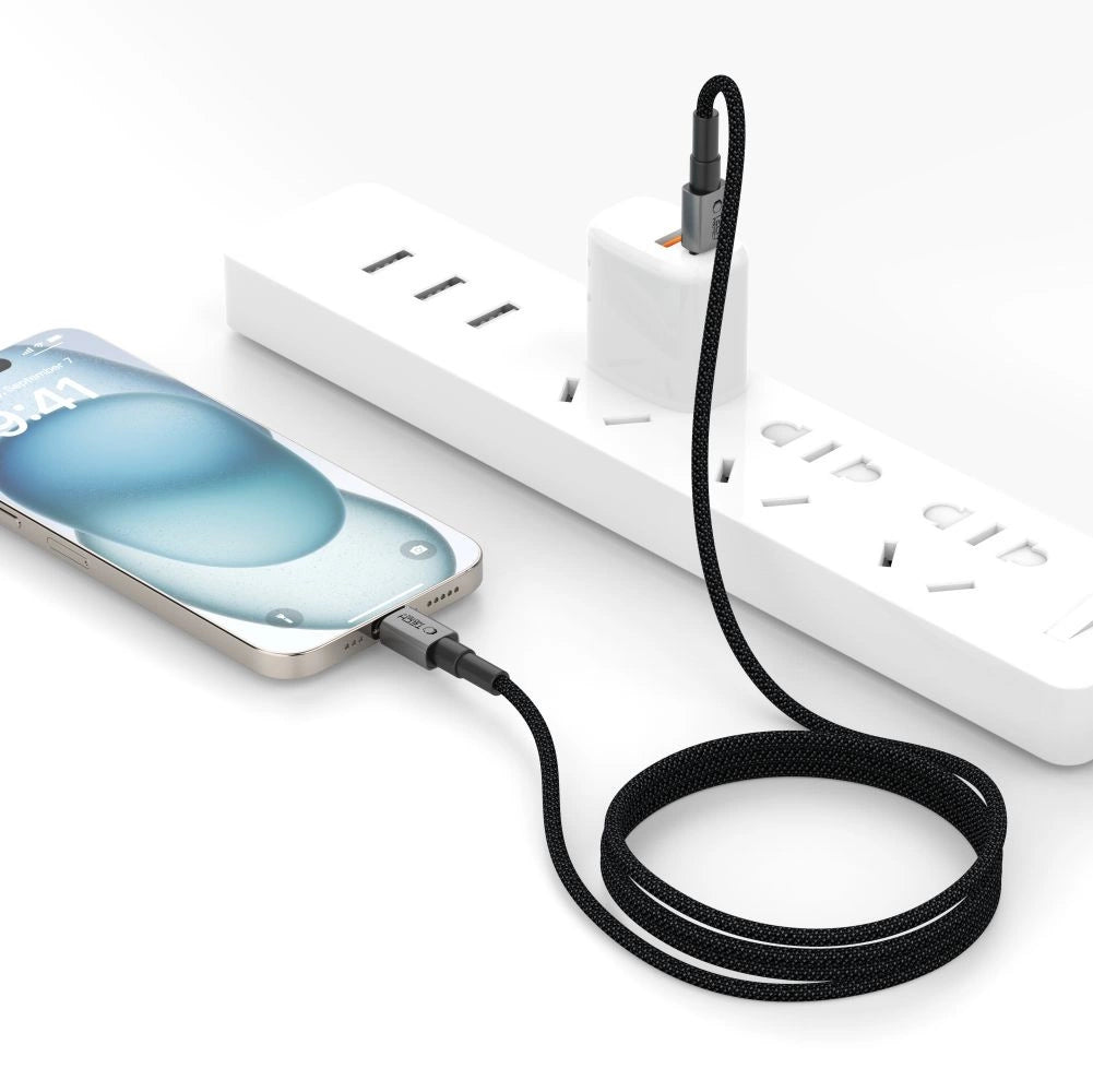 Tech-Protect UltraBoost DNA USB-C PD60W/3A Cable 25cm - Gray_4