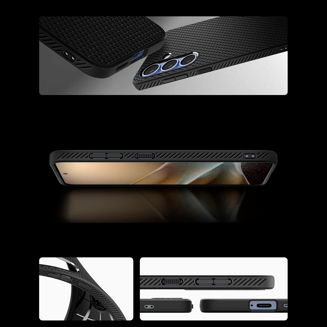 Spigen Liquid Air Case for Samsung Galaxy S25+ - Matte Black_10