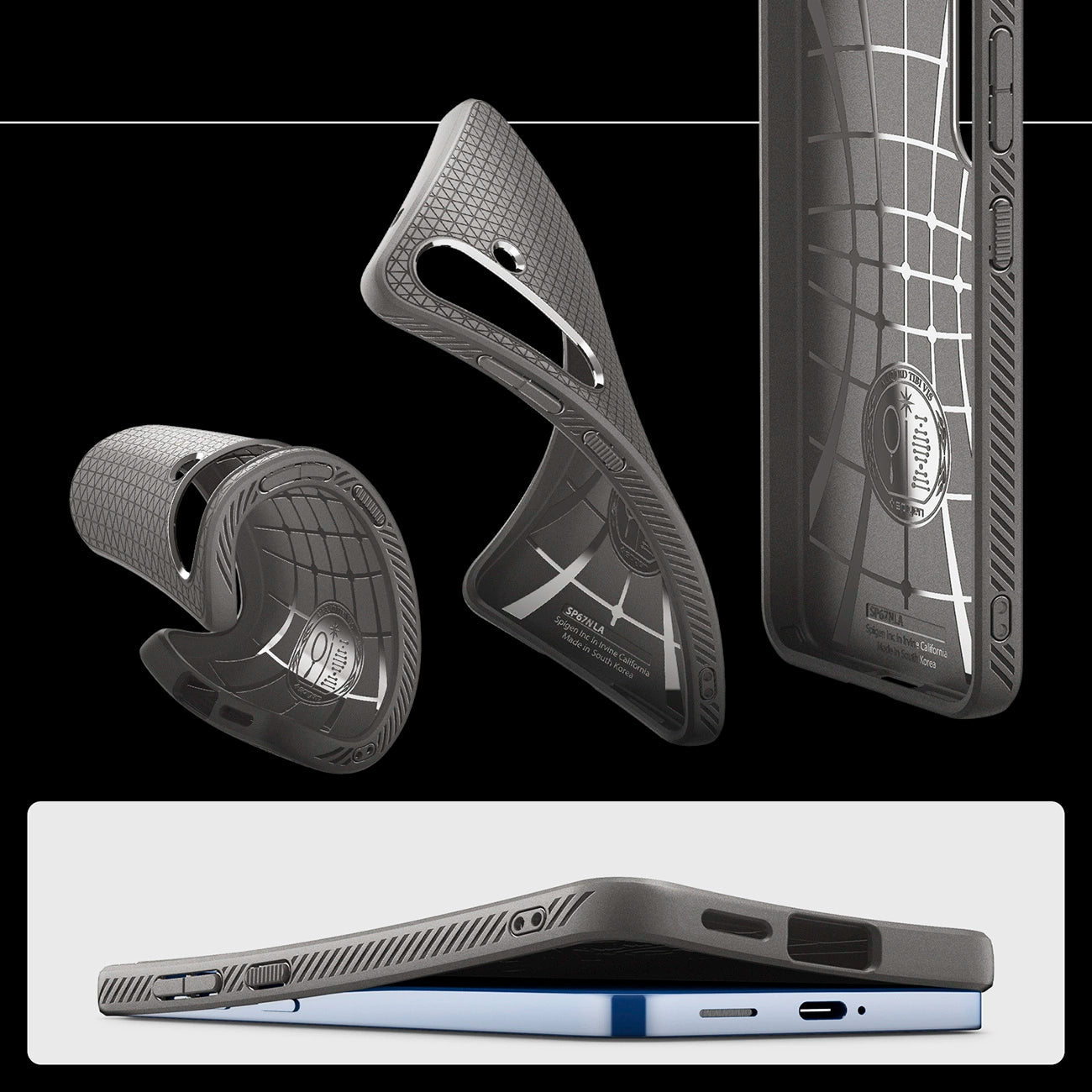 Spigen Liquid Air Case for Samsung Galaxy S25+ - Gray_10