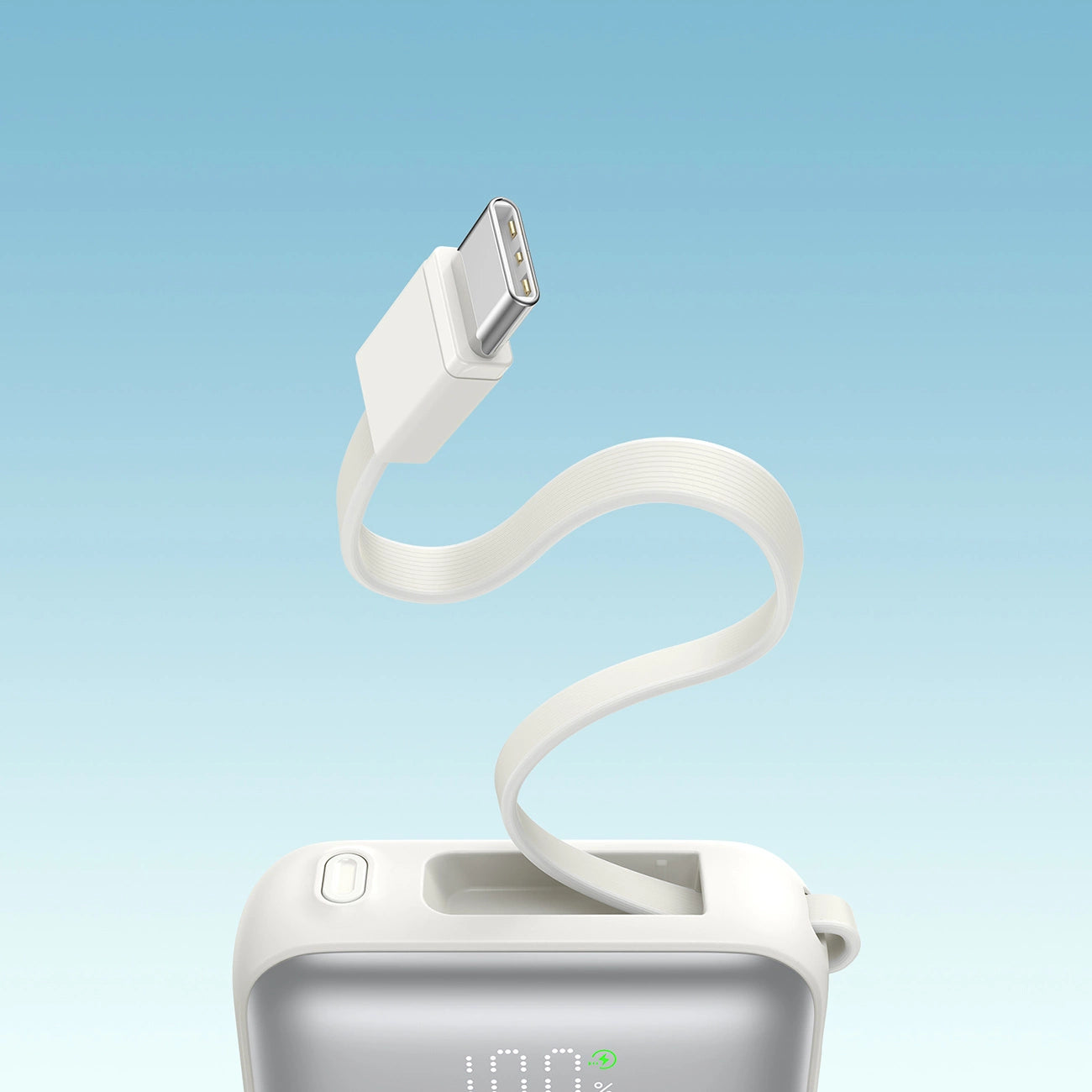 Joyroom JR-PBF27 10000mAh 22.5W Powerbank with Built-in USB-C and Lightning Cables - White_12