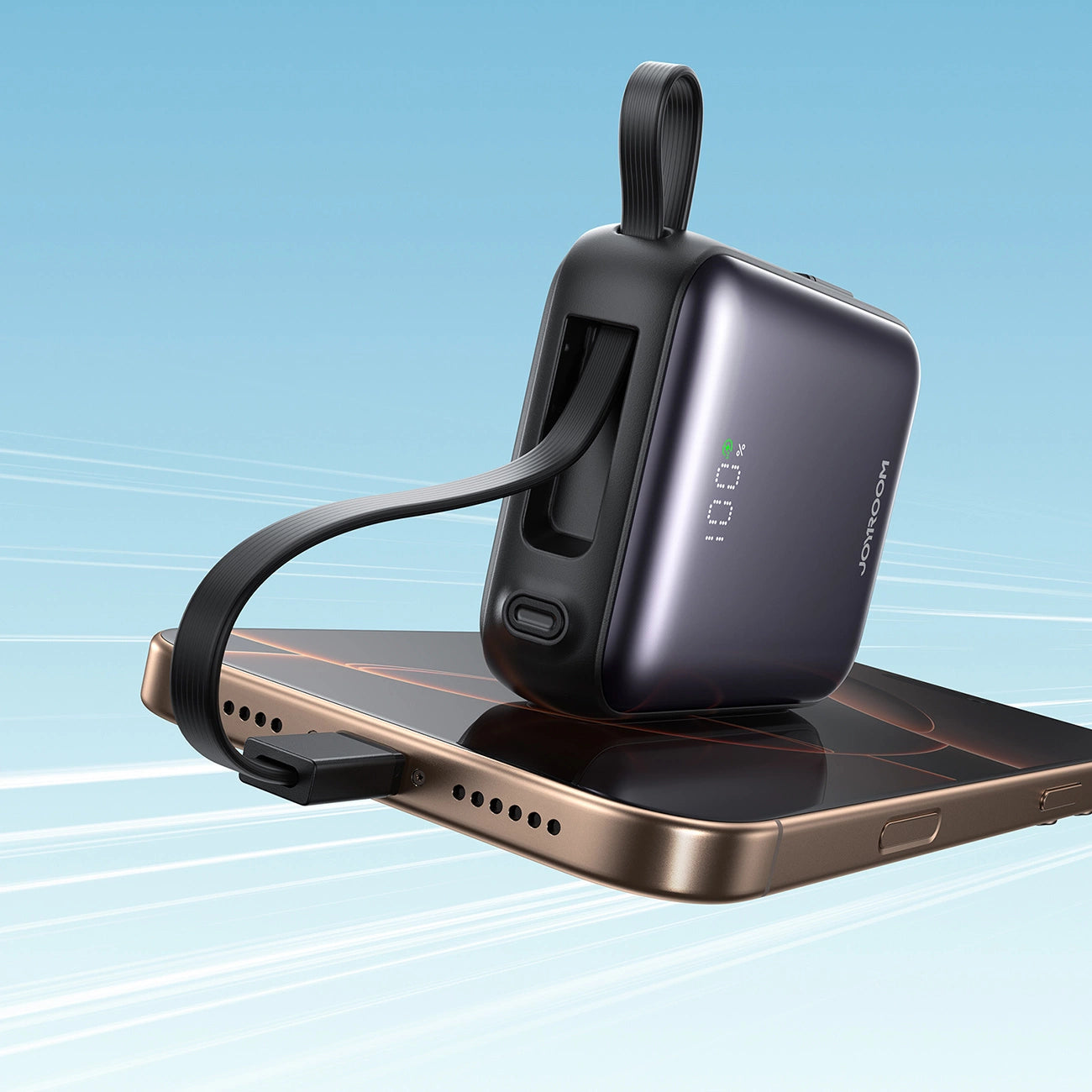 Joyroom JR-PBF27 10000mAh 22.5W Powerbank with Built-in USB-C and Lightning Cables - Black_8