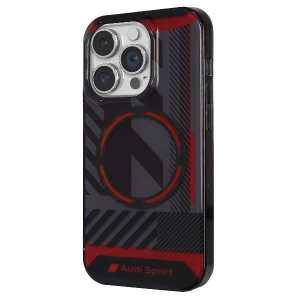 Audi IML Sport MagSafe Case iPhone 14 Pro 6.1" black/black hardcase AU-IMLMIP14P-RSQ/D2-BK_1