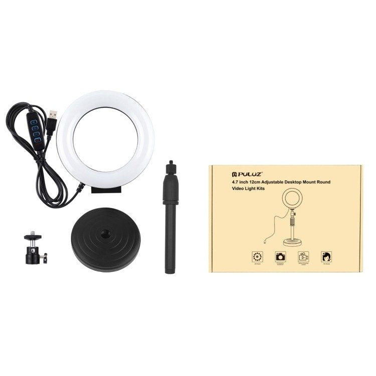 Ring LED lamp Puluz with adjustable base PU391_5