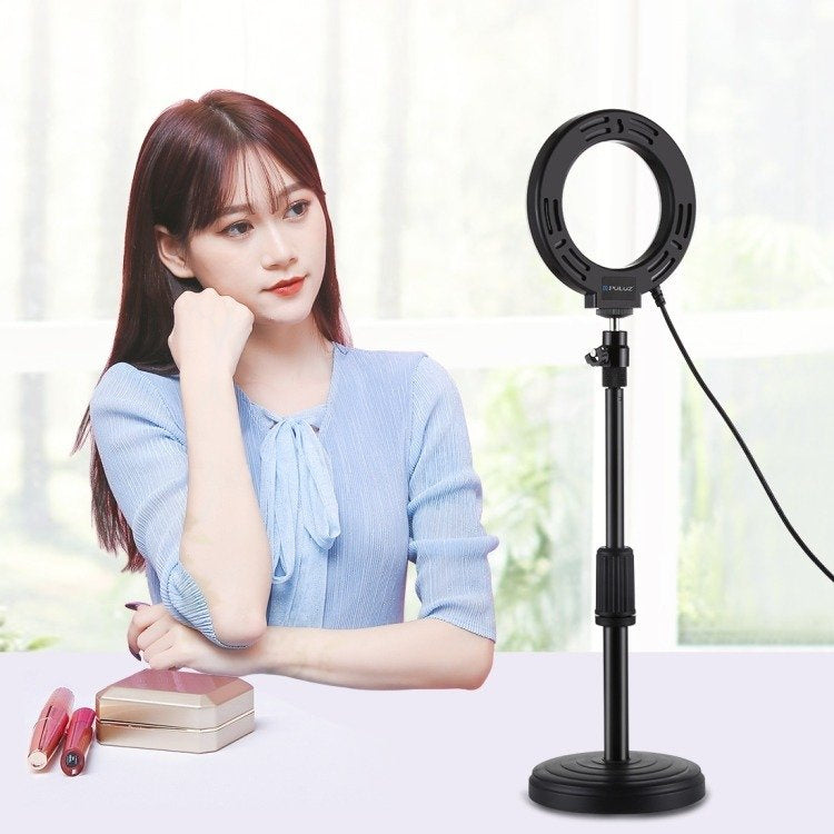 Ring LED lamp Puluz with adjustable base PU391_7