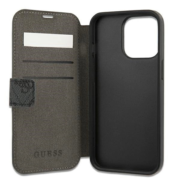 Guess GUBKP13X4GMGGR iPhone 13 Pro Max 6.7" gray/gray book 4G Big Metal Logo_4