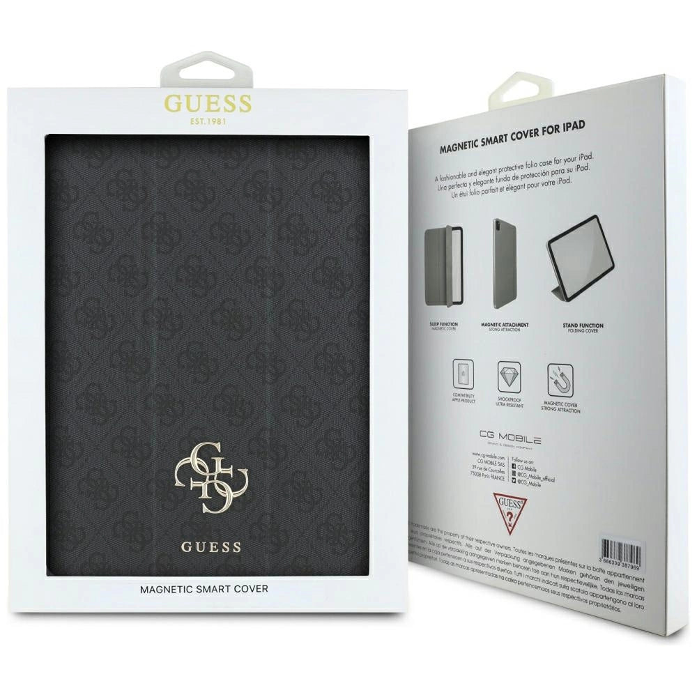 Guess GUFC13PM24PS4SGK iPad Pro 13" 2024 black/black Magnetic 4G Big Logo_5