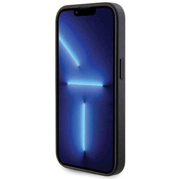 Guess GUHCP13XPS4DGPK iPhone 13 Pro Max 6.7" black/black hardcase Strass Metal Logo_4
