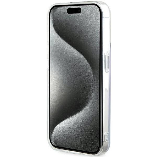 Guess GUHMP15XHITSU iPhone 15 Pro Max 6.7" purple/purple hardcase IML Iridescent MagSafe_4