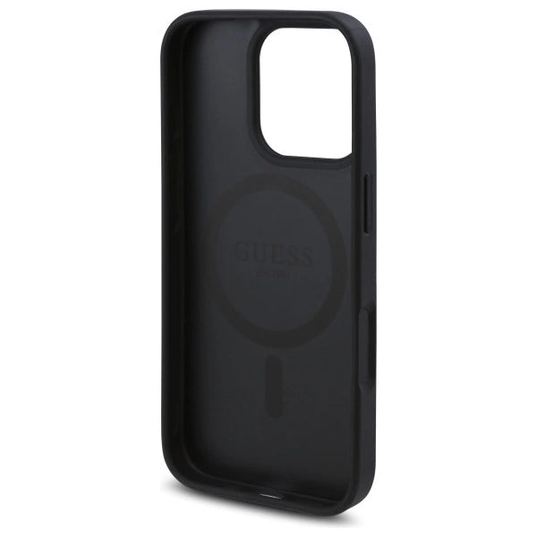 Guess GUHMP16LP4ROPEMCK iPhone 16 Pro 6.3" black/black hardcase 4G Flowers Print MagSafe_6