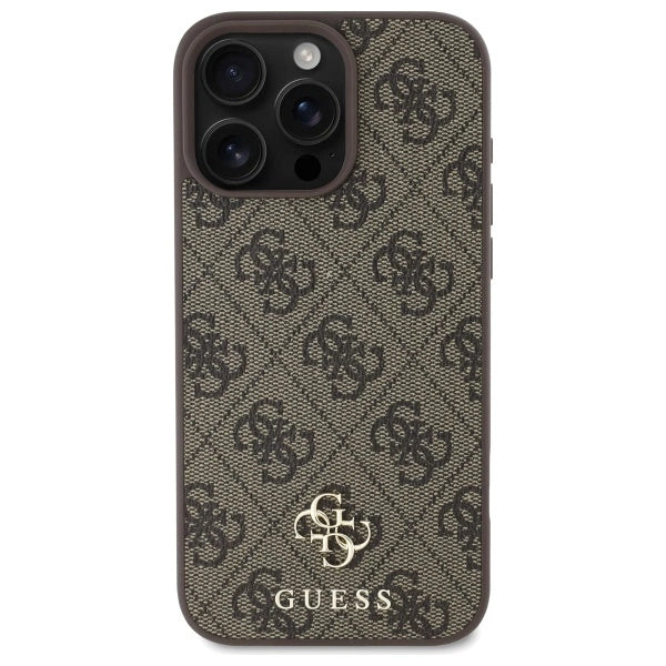 Guess GUHMP16XP4SM4MW iPhone 16 Pro Max 6.9" brown/brown hardcase 4G Small Classic MagSafe_2