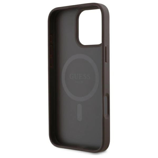 Guess GUHMP16XP4SM4MW iPhone 16 Pro Max 6.9" brown/brown hardcase 4G Small Classic MagSafe_6