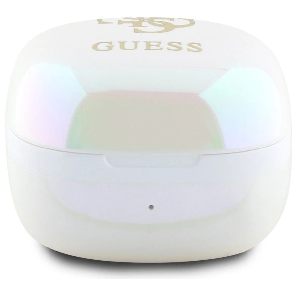 Guess Bluetooth headphones GUTWSJ144ESH TWS + docking station white/white Iridescent 4G Printed Logo_3