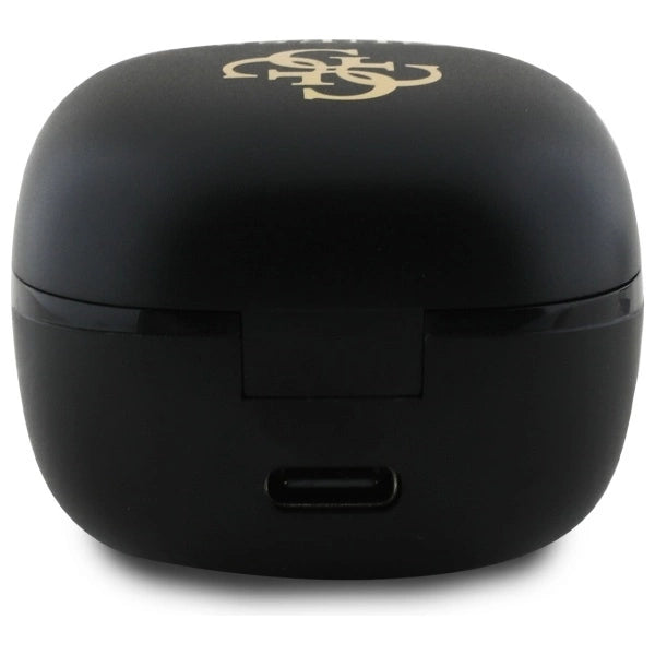 Guess Bluetooth headphones GUTWSJ144ESK TWS + docking station black/black Iridescent 4G Printed Logo_3