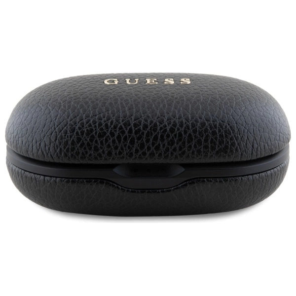 Guess Bluetooth headphones GUTWSPGTSPSK TWS + docking station black/black Grained Classic Logo_3