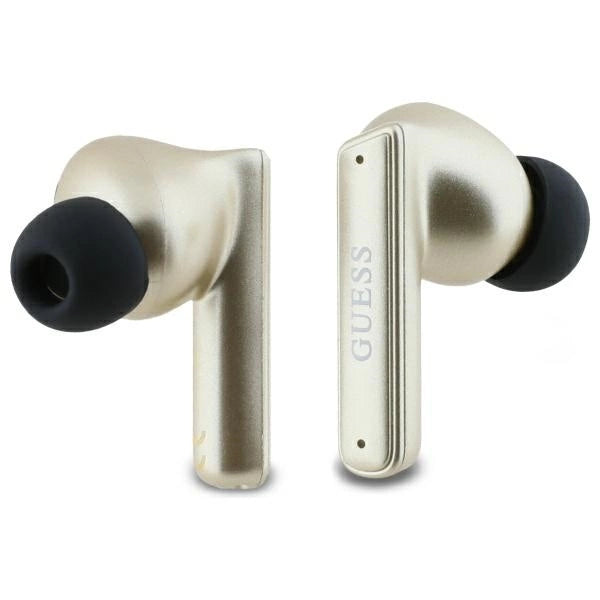Guess Bluetooth headphones GUTWST88MCTGD TWS + docking station gold/gold Capsule Printed Logo_4