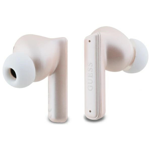 Guess Bluetooth Headphones GUTWST88MCTGP TWS + Docking Station Pink Capsule Printed Logo_4