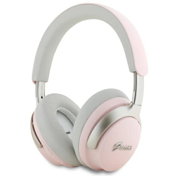 Guess Bluetooth ANC/ENC Headphones GUBHC22PSBCSMP Pink DB Metal Script Logo_0