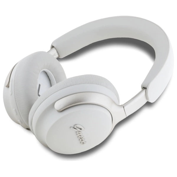 Guess Bluetooth ANC Headphones GUBHC22PSFCSME Beige/Beige Metal Script Logo_1