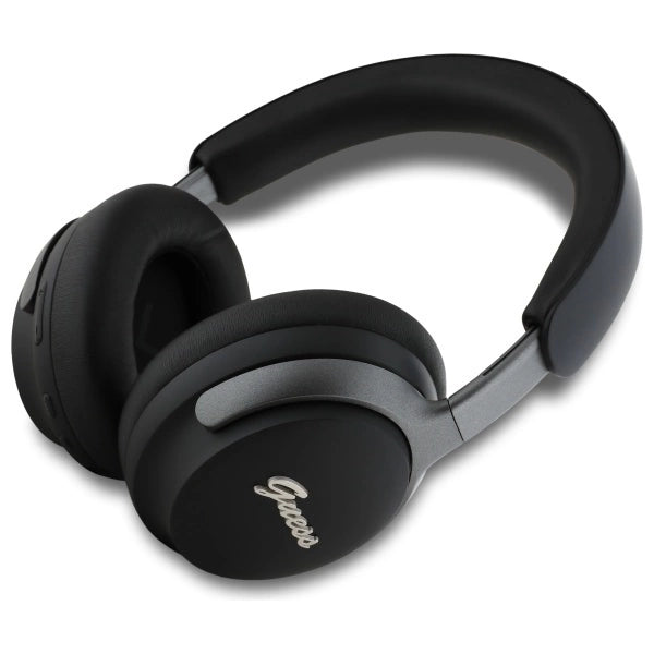Guess Bluetooth ANC Headphones GUBHC22PSFCSMK Black Metal Script Logo_1