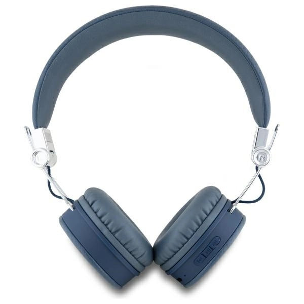 Guess Bluetooth ENC GUBH70PGTSPSB on-ear headphones blue/blue Grained Classic Round Shape_1