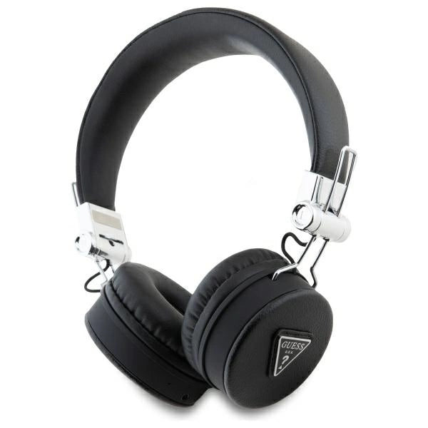 Guess Bluetooth ENC GUBH70PGTSPSK on-ear headphones black/black Grained Classic Round Shape_0